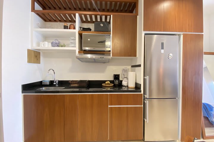 Cocina en el apartamento loft 401