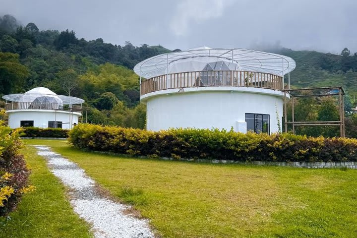 View of the cabins