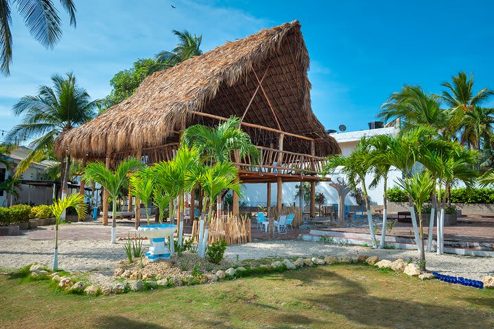 Hotel on the paradise Tierra Bomba Island