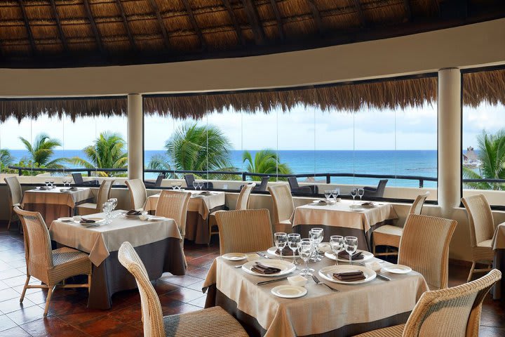 Interior view of a restaurant