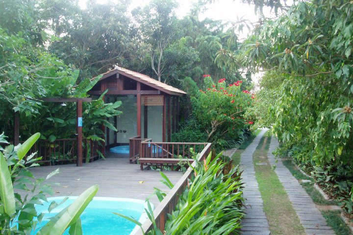 El Hotel Natur Campeche tiene alberca y jacuzzi