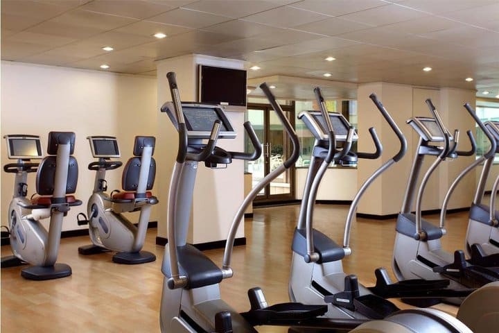 The Sheraton Hongqiao hotel in Shanghai has a fitness center