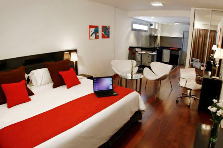 Suite del hotel Dazzler Suites Juncal en Buenos Aires