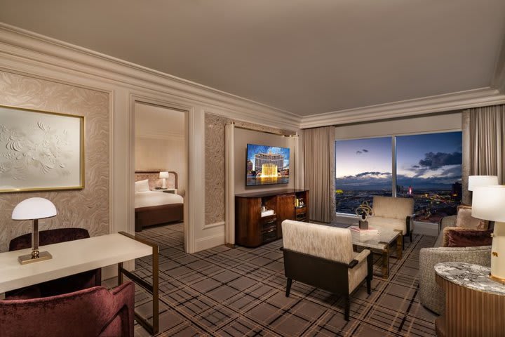 Remodeled Bellagio suite