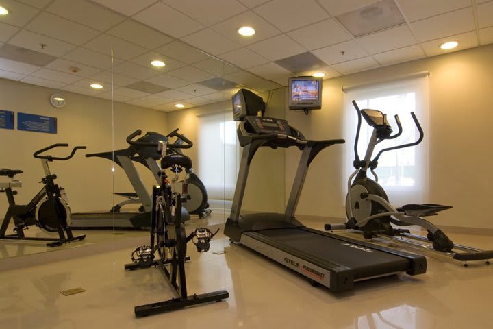 Equipped fitness center