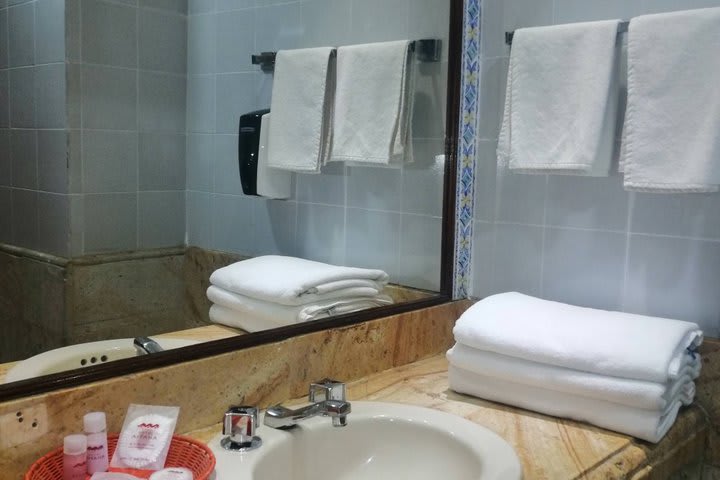 Interior de un baño privado