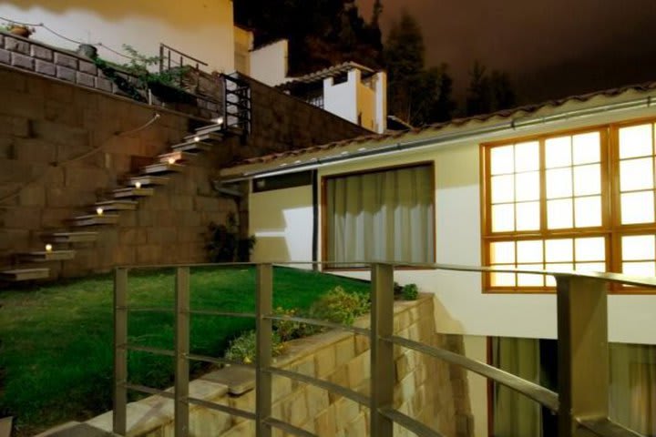 Desde la terraza se puede ver el bosque de eucaliptos de Don Bosco