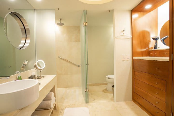 Interior of a guest bathroom