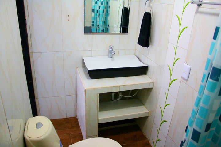 Guest bathroom of the apartment