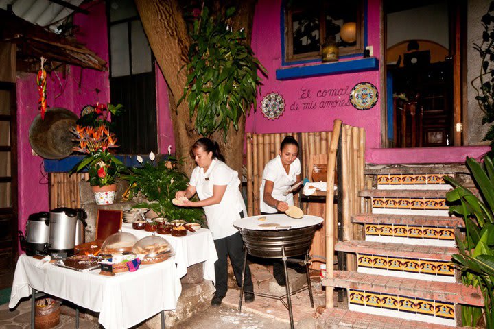 The restaurant serves Mexican cuisine