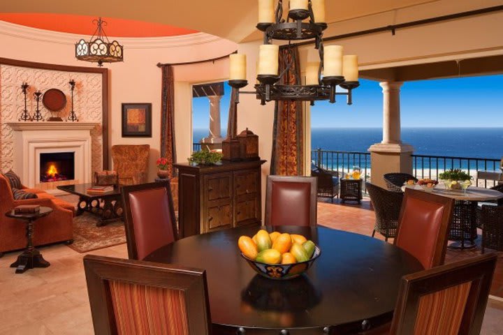 Dining area of a villa