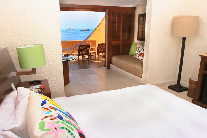 Algunas suites ofrecen vista al mar