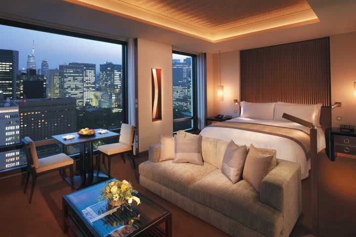 Una de las habitaciones del hotel The Peninsula en Tokio