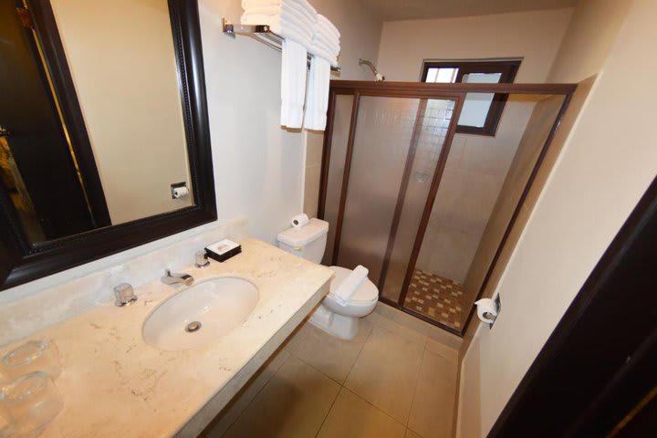 Bathroom in a suite