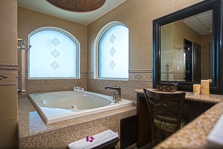 Bathroom of a suite