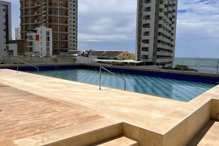 Piscina con vista panorámica