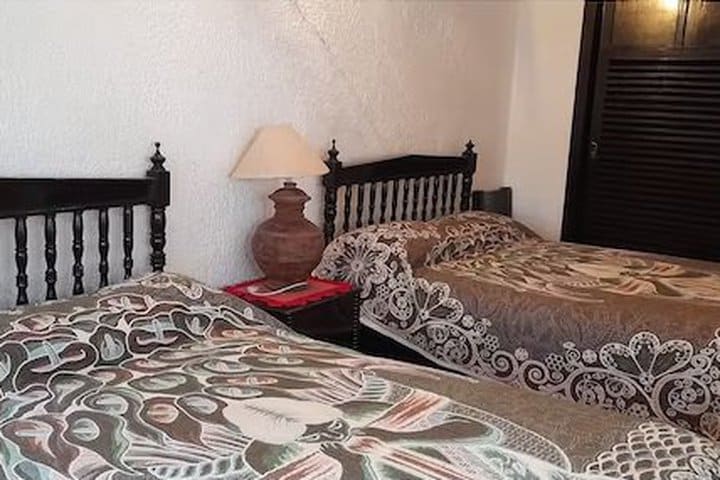 Room with two beds