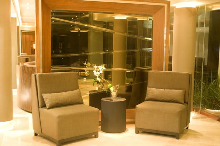 Lobby at the hotel