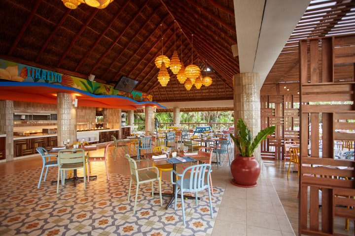 Interior of a restaurant