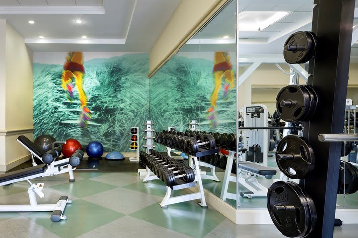 You can request personal trainers in the fitness center