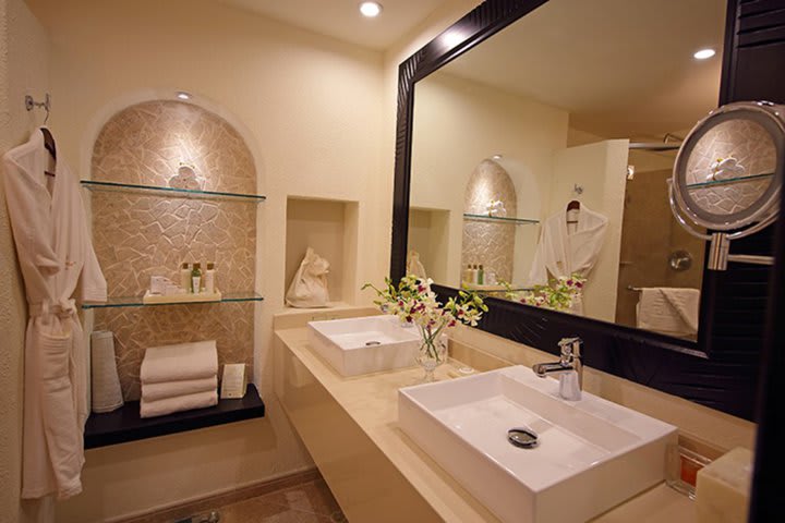 Private guest bathroom